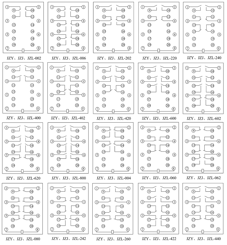 JZL-400內(nèi)部接線圖
